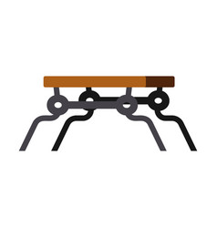 Wooden Park Bench Flat Icon