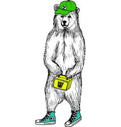 Bear In High Tops