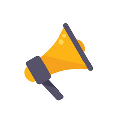 Hire Megaphone Icon Flat Job Search