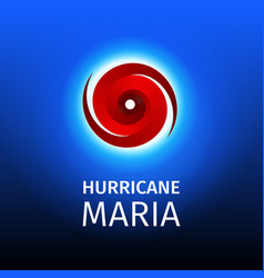 Graphic Banner Of Hurricane Maria