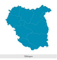 Map Of Tubingen Is A Region In Baden-wurttemberg