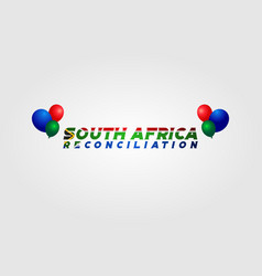 South Africa Reconciliation Day Design Background