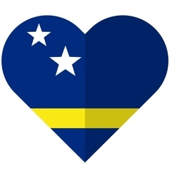 Curacao Flat Heart Flag