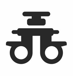 Icon Of Eye Exam 6 - Glyph Style