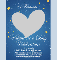 Valentines Day Party Poster Flyer Design