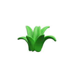 Bright Green Grass 3d Icon