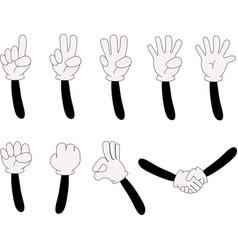 Cartoon Hands Icons