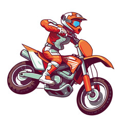 Men Riding Motorcycles In Competition