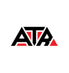 Atr Triangle Letter Logo Design With Triangle