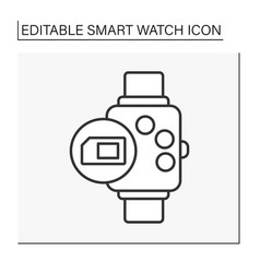 Electronic Device Line Icon