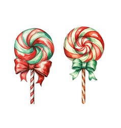 Christmas Candy Clipart Isolated