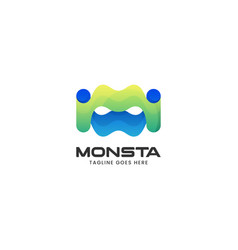 Logo Letter M Gradient Colorful Style