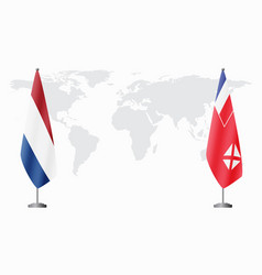 Netherlands And Wallis And Futuna Flags