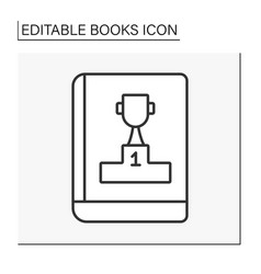 Literature Line Icon