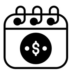 Payment Date Black Icon Shopping And Discount