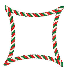 Candy Cane Frame Background Twisted Hard