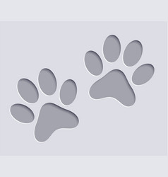 Fauna Inspired Paw Print Background For Wildlife