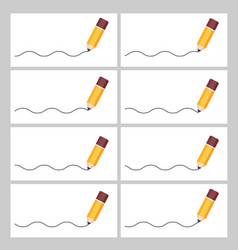 Pencil Drawing Wave Animation Sprite Sheet