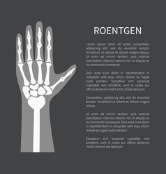 Roentgen Poster And Text