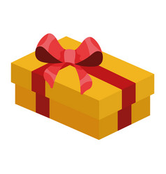 Yellow Gift Box Present