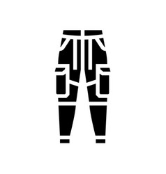 Cargo Pants Streetwear Cloth Fashion Glyph Icon