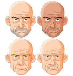 Four Of A Mans Moody Expressions