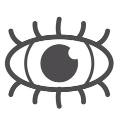 Human Eye Stroke Icon