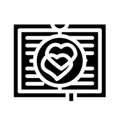 Romance Literature Glyph Icon