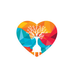 Electric Plug Icon With Tree And Heart