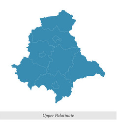 Map Of Upper Palatinate Is A Region In Bavaria