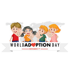 World Adoption Day Logo Design