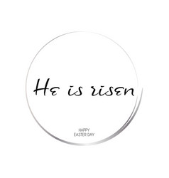 He Is Risen Happy Easter Greeting Background