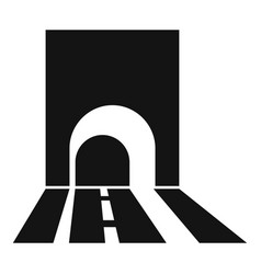 Subway Tunnel Icon Simple Car Entrance