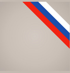 Corner Ribbon Flag Of Russia