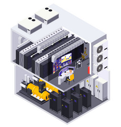 Data Center Isometric Cutaway