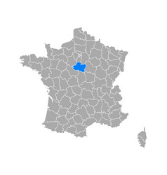 Map Of Loiret In France