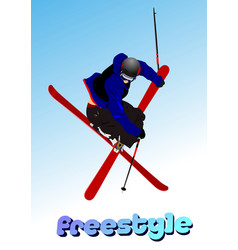 Slopestyle Freestyle Ski 3d