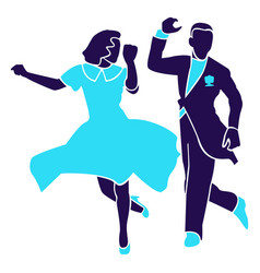 Dance Pose Ballroom Duo Silhouette