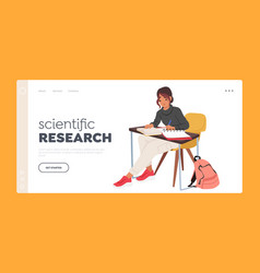 Scientific Research Landing Page Template