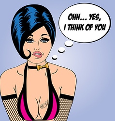 Sexy Horny Woman In Comic Style Xxx