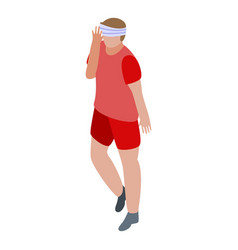 Sport Head Injury Icon Isometric Style