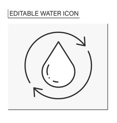 Drop Line Icon