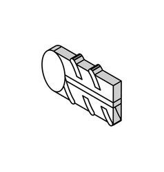 Hardened Steel Fittings Isometric Icon