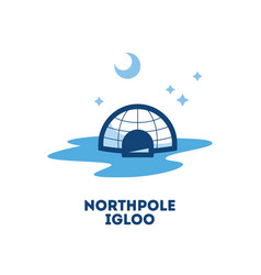 North Pole Igloo Logo Design