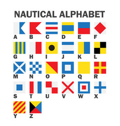 Set Of Maritime Signal Flags