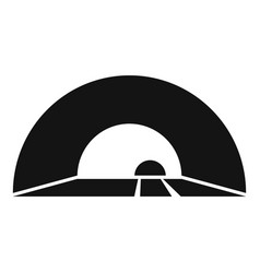 Traffic Tunnel Icon Simple Road Entrance