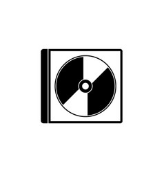 Cd Dvd Disc And Box Flat Icon