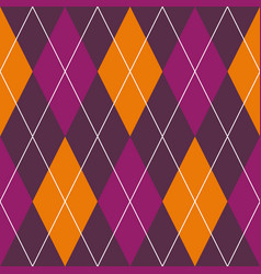 Halloween Argyle Plaid