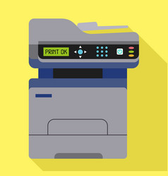 Office Xerox Icon Flat Style