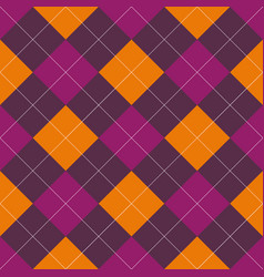 Halloween Argyle Plaid